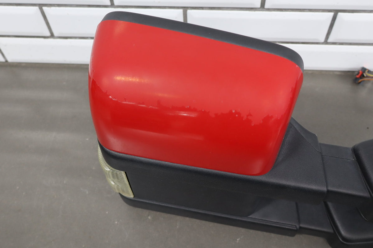 2008 Ford F-250 Super Duty Right Door Mirror Red F1 8C3Z17682DB