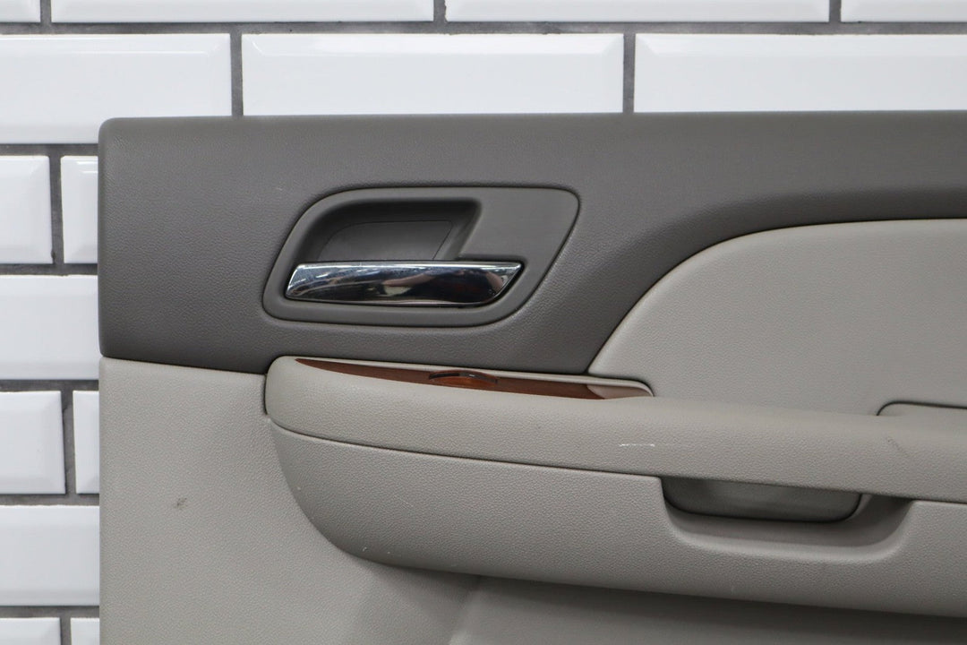 2008 GMC Sierra 2500 Right Rear Door Trim Panel Light Titanium 833