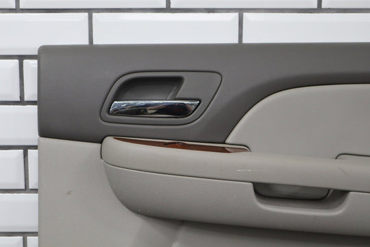 2008 GMC Sierra 2500 Right Rear Door Trim Panel Light Titanium 833