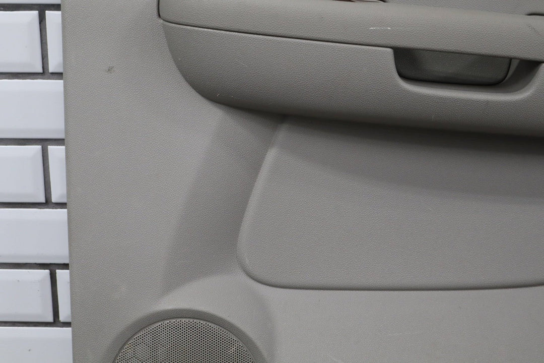 2008 GMC Sierra 2500 Right Rear Door Trim Panel Light Titanium 833