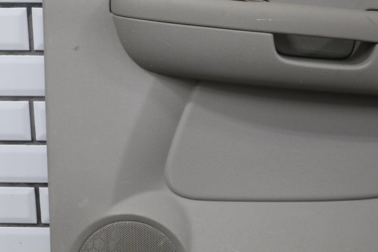 2008 GMC Sierra 2500 Right Rear Door Trim Panel Light Titanium 833