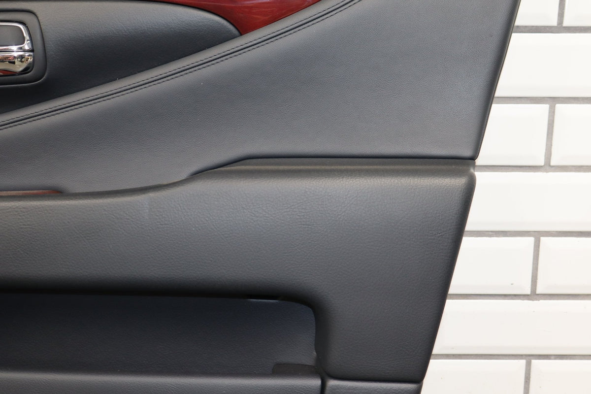 2008 Lexus LS460 Right Front Door Trim Panel Black 20