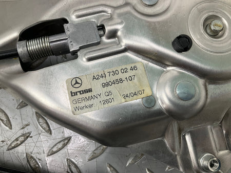 2008 Maybach 57 W240 REAR Right RH Window Regulator (A2407300246) Tested