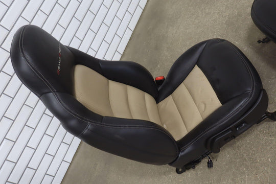 2009 - 2011 C6 Corvette Pair Grand Sport Memory Leather Bucket Seats