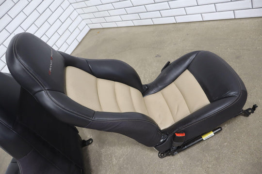 2009 - 2011 C6 Corvette Pair Grand Sport Memory Leather Bucket Seats