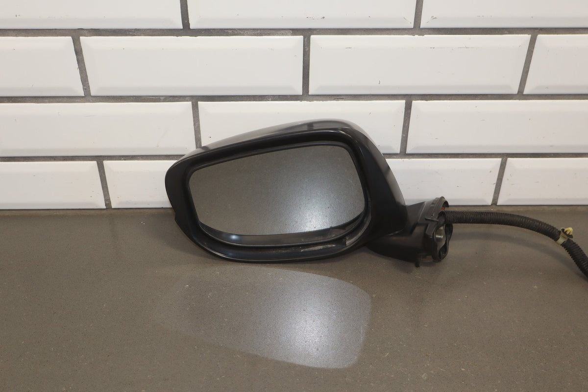 2009-2014 Honda Fit Left Door Mirror crystal black pearl nh731p