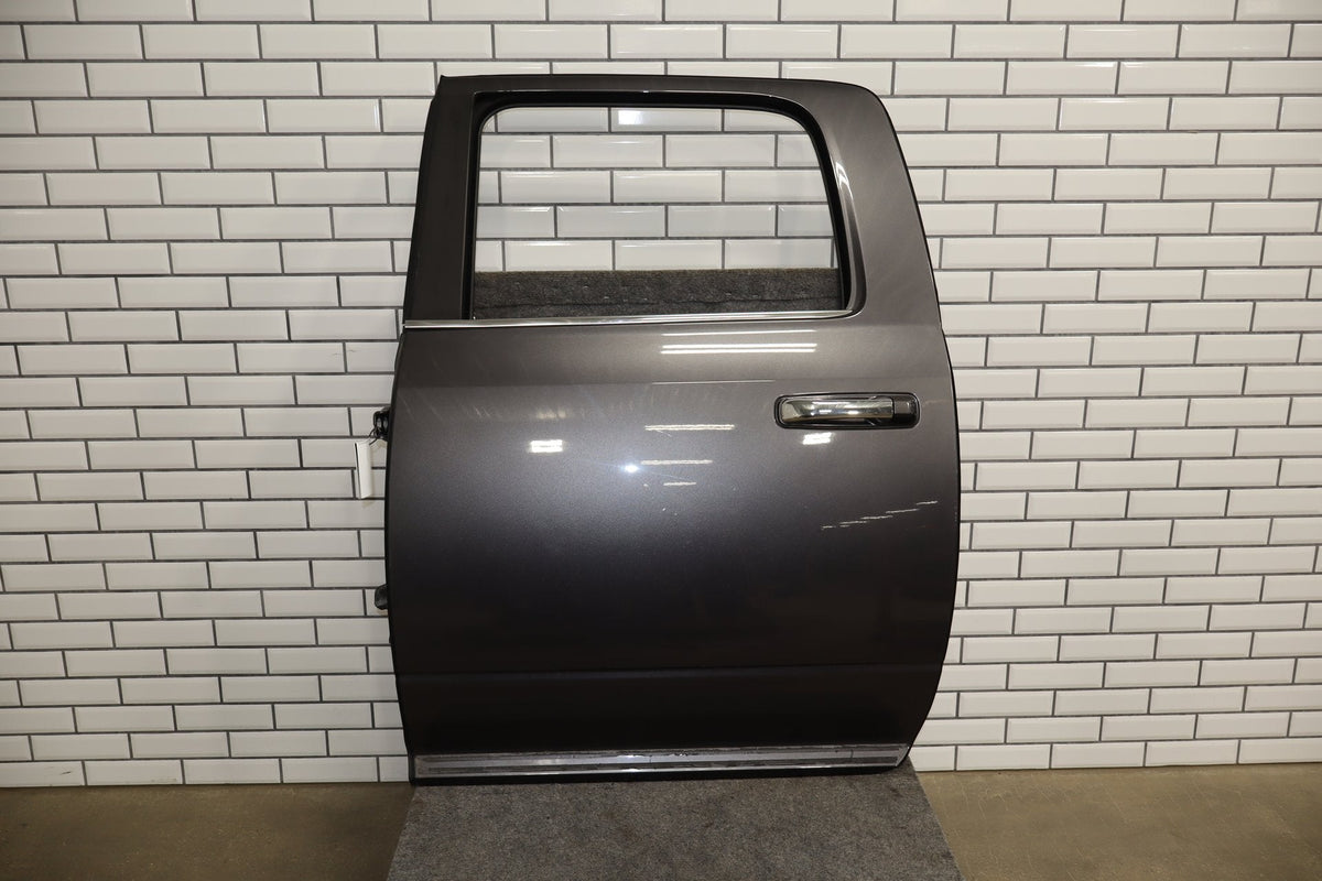 2009-2018 Ram 1500 Crew Left Rear Door Granite Crystal PAU