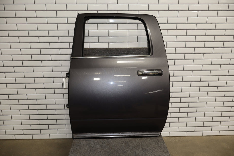 2009-2018 Ram 1500 Crew Left Rear Door Granite Crystal PAU