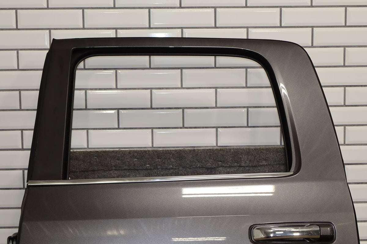 2009-2018 Ram 1500 Crew Left Rear Door Granite Crystal PAU