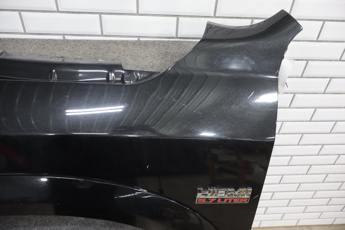 2009-2023 Ram 1500 Big Horn Left Fender 68054339AI Brilliant Black PXR