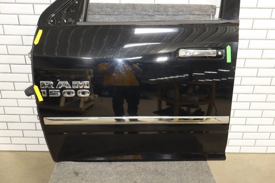 2009 - 2023 Ram 1500 Left Front Door Black PX8