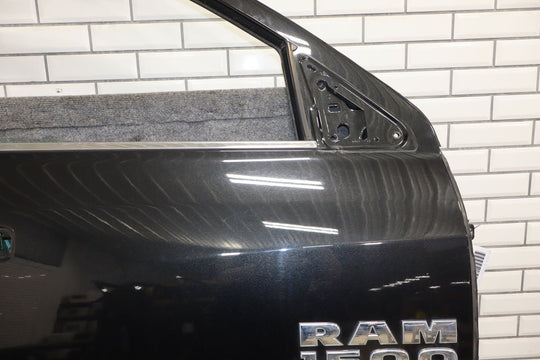2009 - 2023 Ram 1500 Right Front Door Black PXR 55277474AB