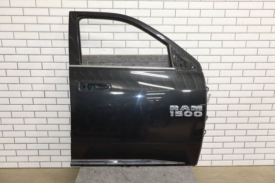 2009 - 2023 Ram 1500 Right Front Door Black PXR 55277474AB