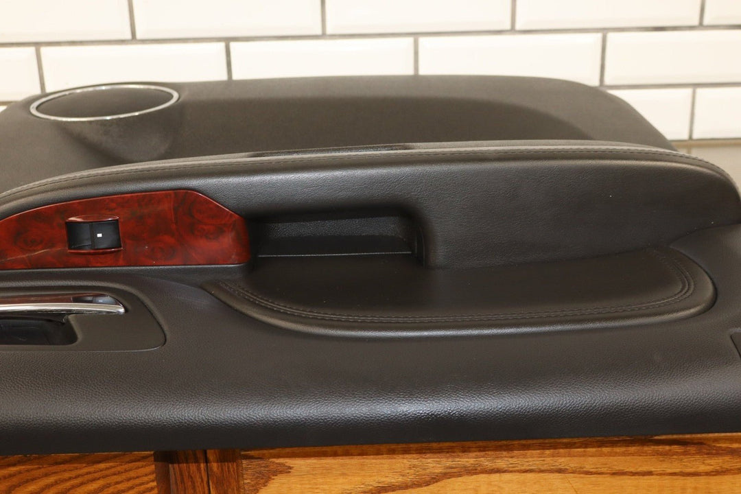 2009 Cadillac Escalade ESV Left Rear Door Panel Ebony 194