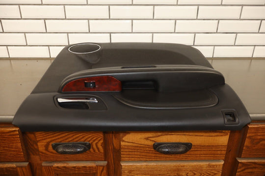 2009 Cadillac Escalade ESV Left Rear Door Panel Ebony 194