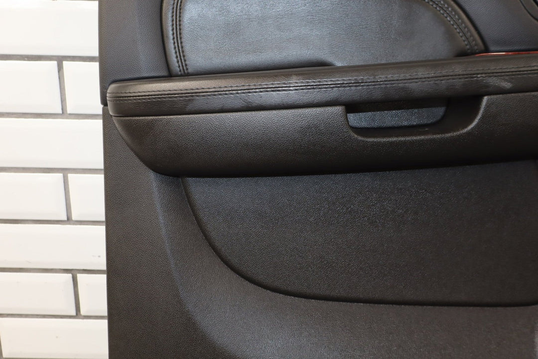2009 Cadillac Escalade ESV Left Rear Door Panel Ebony 194