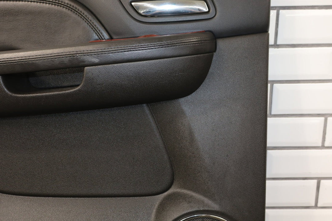 2009 Cadillac Escalade ESV Left Rear Door Panel Ebony 194