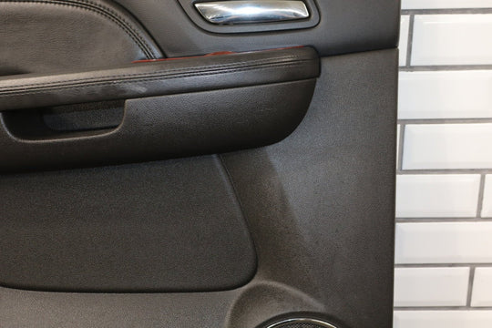 2009 Cadillac Escalade ESV Left Rear Door Panel Ebony 194