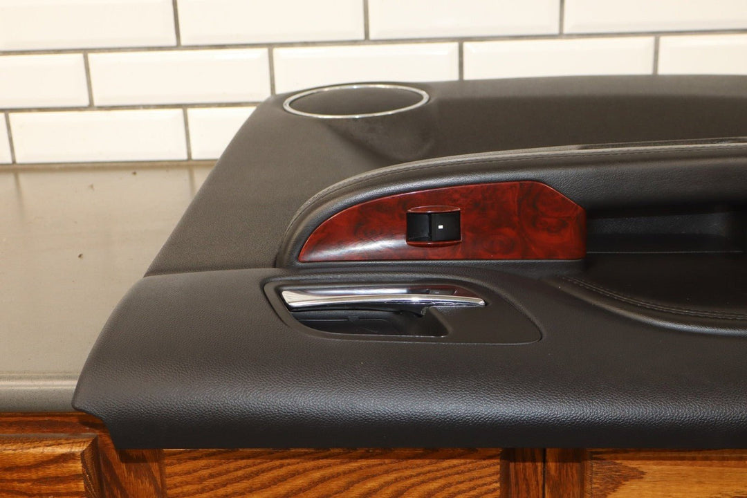 2009 Cadillac Escalade ESV Left Rear Door Panel Ebony 194