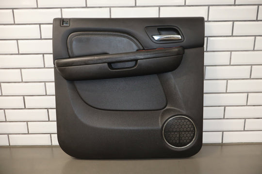 2009 Cadillac Escalade ESV Left Rear Door Panel Ebony 194