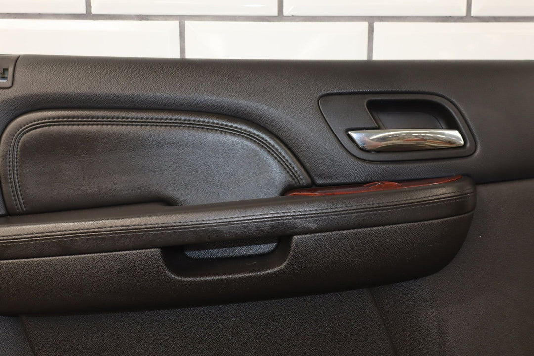 2009 Cadillac Escalade ESV Left Rear Door Panel Ebony 194