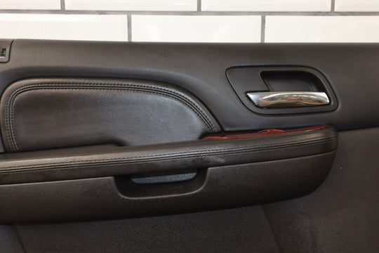 2009 Cadillac Escalade ESV Left Rear Door Panel Ebony 194