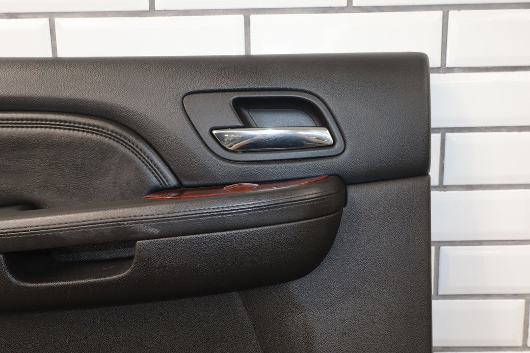 2009 Cadillac Escalade ESV Left Rear Door Panel Ebony 194