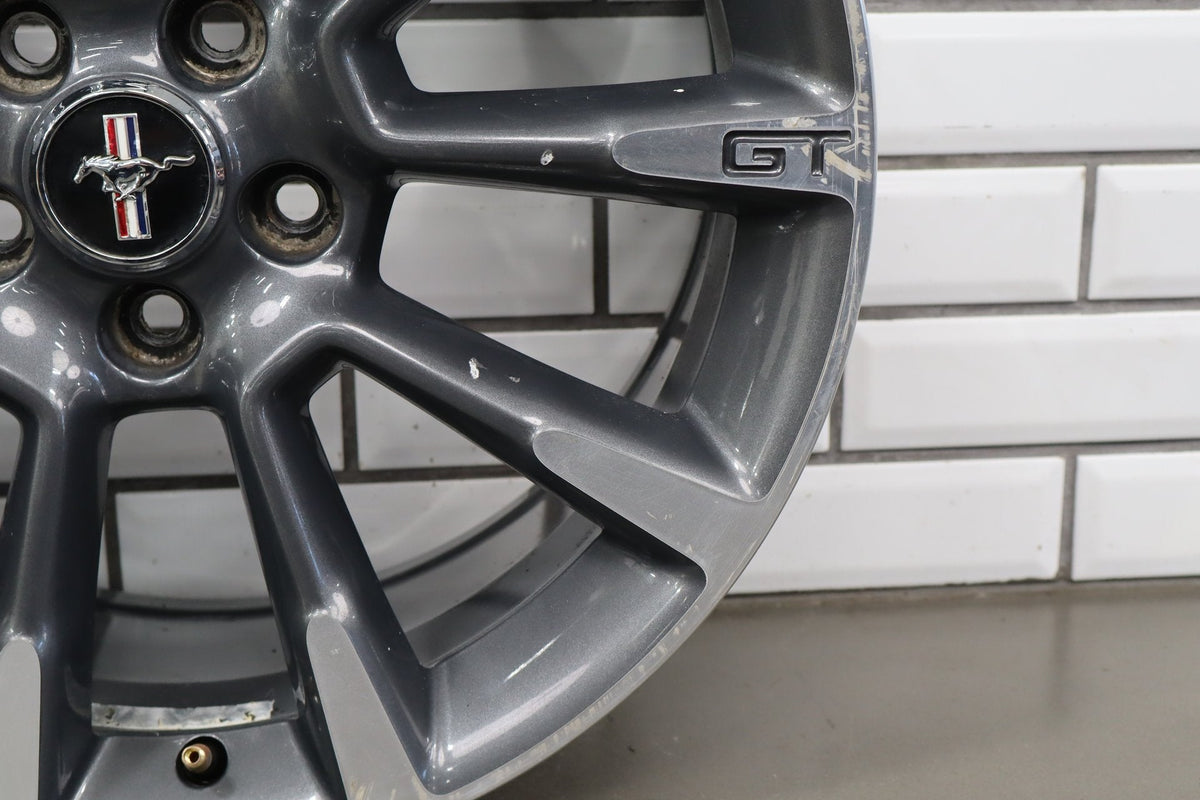 2010-14 Ford Mustang GT 19x8.5 10 Spoke Wheel Gray Machined