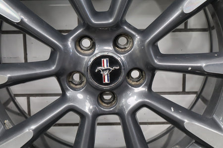2010-14 Ford Mustang GT 19x8.5 10 Spoke Wheel Gray Machined