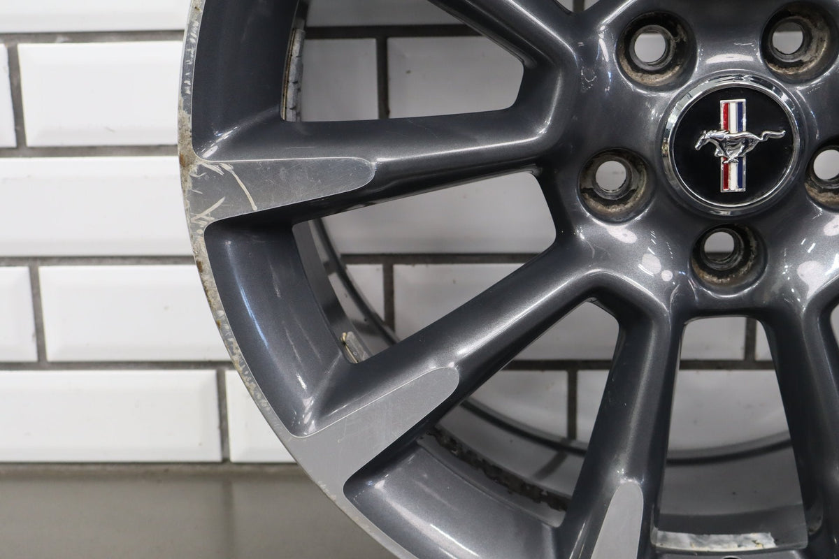 2010-14 Ford Mustang GT 19x8.5 10 Spoke Wheel Gray Machined