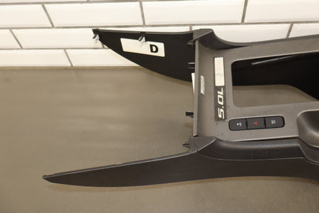 2010-14 Ford Mustang GT Auto Center Console Charcoal No Shifter