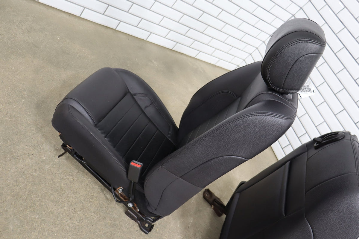 2010-14 Ford Mustang GT CS Coupe Leather Seat Set Charcoal