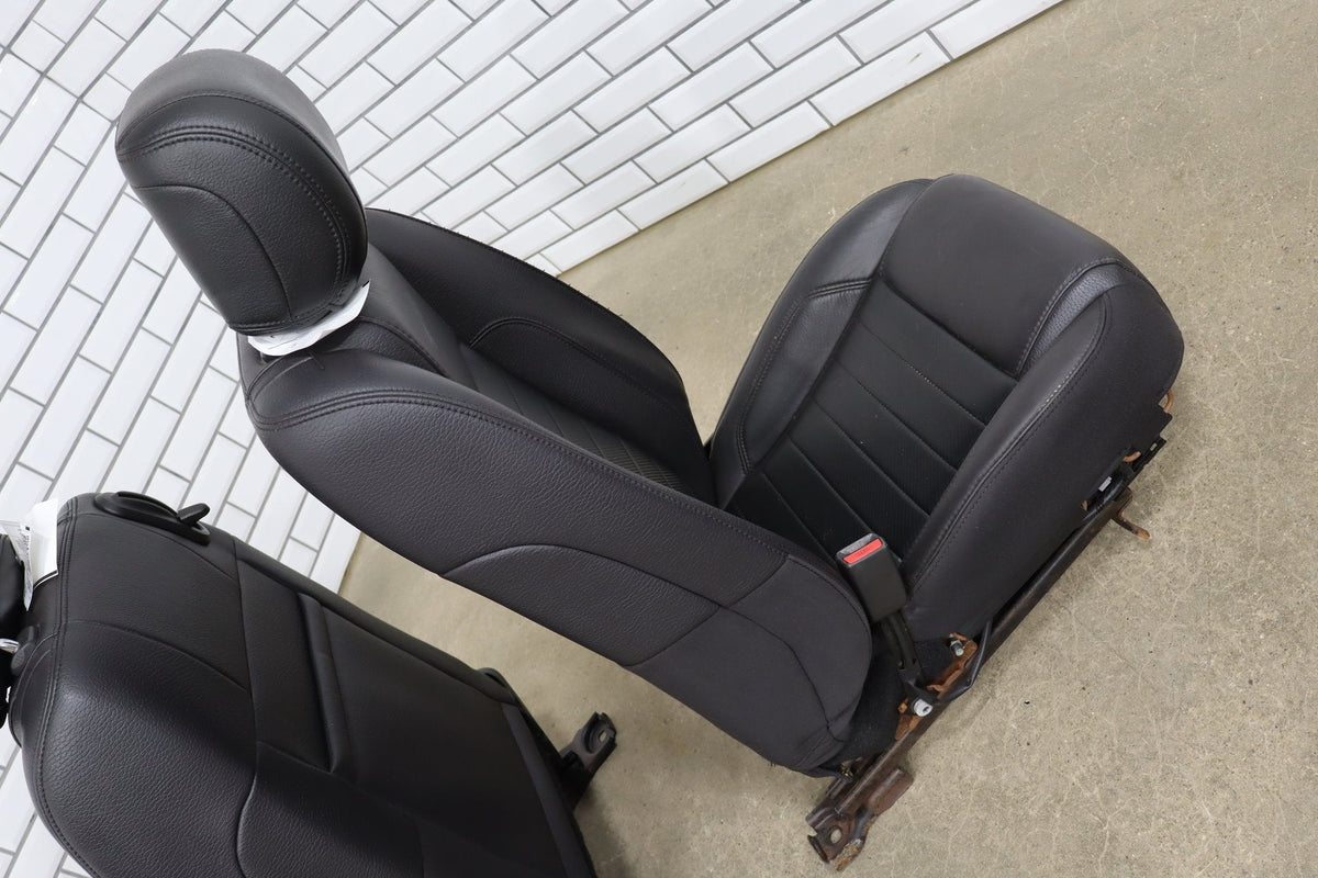 2010-14 Ford Mustang GT CS Coupe Leather Seat Set Charcoal