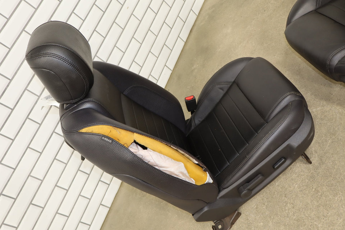 2010-14 Ford Mustang GT CS Coupe Leather Seat Set Charcoal