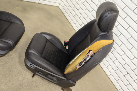 2010-14 Ford Mustang GT CS Coupe Leather Seat Set Charcoal