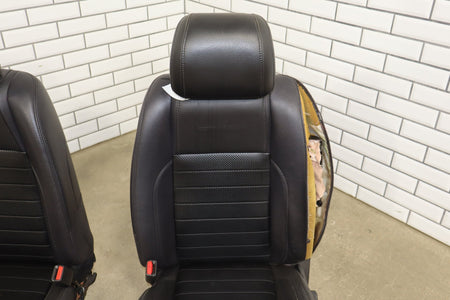 2010-14 Ford Mustang GT CS Coupe Leather Seat Set Charcoal