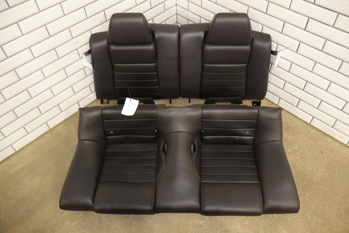 2010-14 Ford Mustang GT CS Coupe Leather Seat Set Charcoal