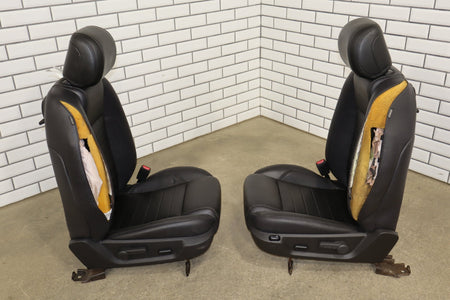 2010-14 Ford Mustang GT CS Coupe Leather Seat Set Charcoal