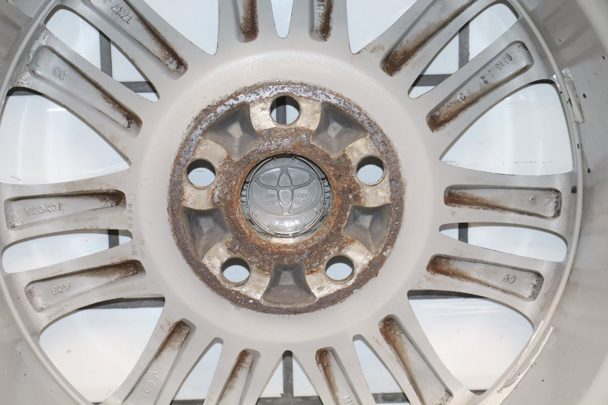 2010-2012 Toyota Sienna OEM 17x7 Split Spoke Alloy Wheel | Corrosion