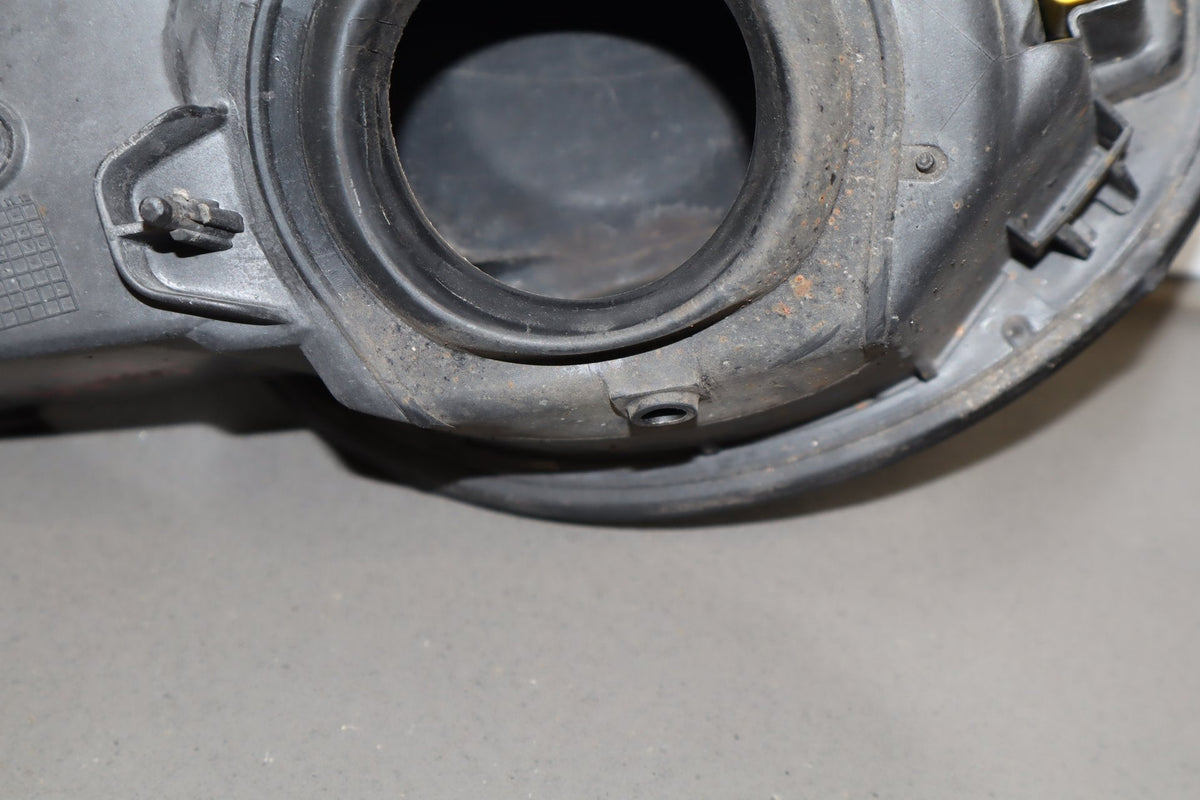 2010-2013 Jaguar XJ Fuel Filler Door Rhodium Silver RDSL