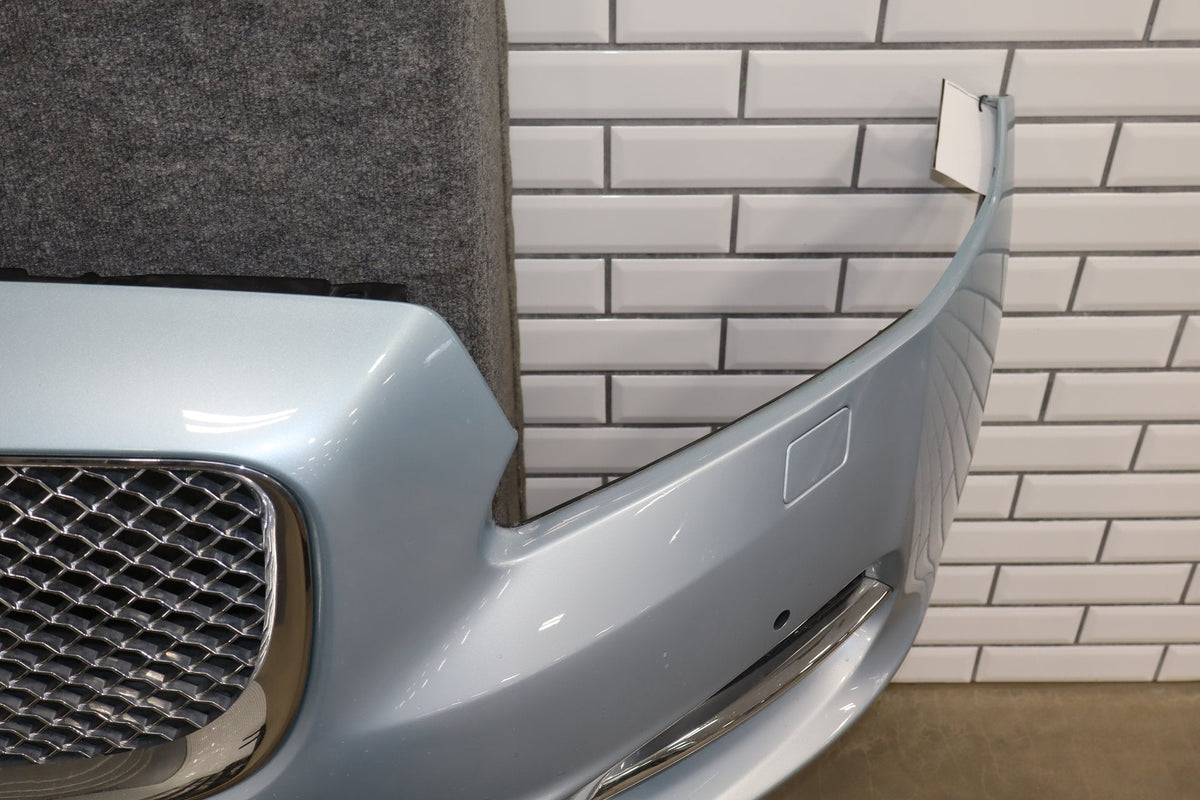 2010-2013 Jaguar XJ L Portfolio Front Bumper Rhodium Silver RDSL