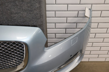 2010-2013 Jaguar XJ L Portfolio Front Bumper Rhodium Silver RDSL