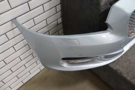 2010-2013 Jaguar XJ L Portfolio Front Bumper Rhodium Silver RDSL