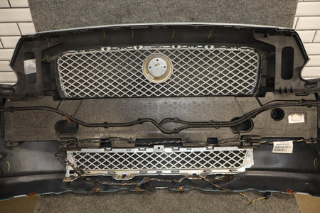 2010-2013 Jaguar XJ L Portfolio Front Bumper Rhodium Silver RDSL