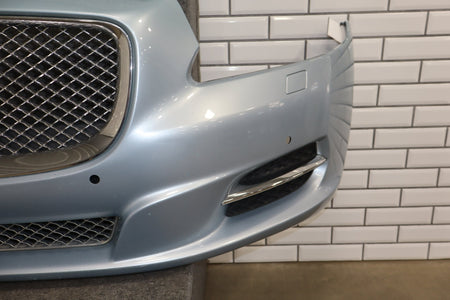 2010-2013 Jaguar XJ L Portfolio Front Bumper Rhodium Silver RDSL