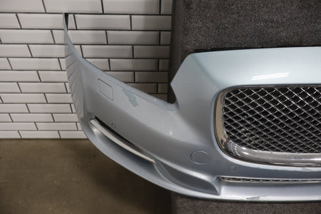 2010-2013 Jaguar XJ L Portfolio Front Bumper Rhodium Silver RDSL