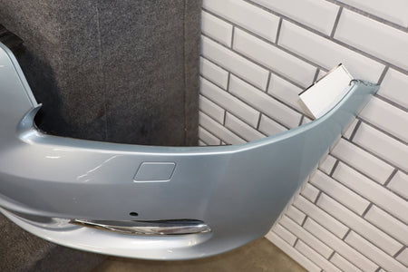 2010-2013 Jaguar XJ L Portfolio Front Bumper Rhodium Silver RDSL
