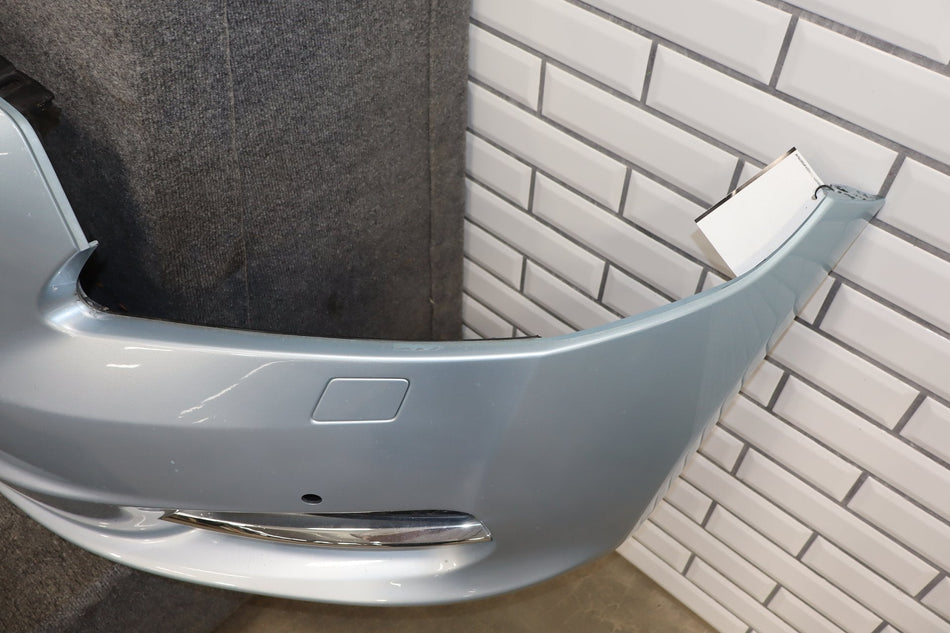 2010-2013 Jaguar XJ L Portfolio Front Bumper Rhodium Silver RDSL