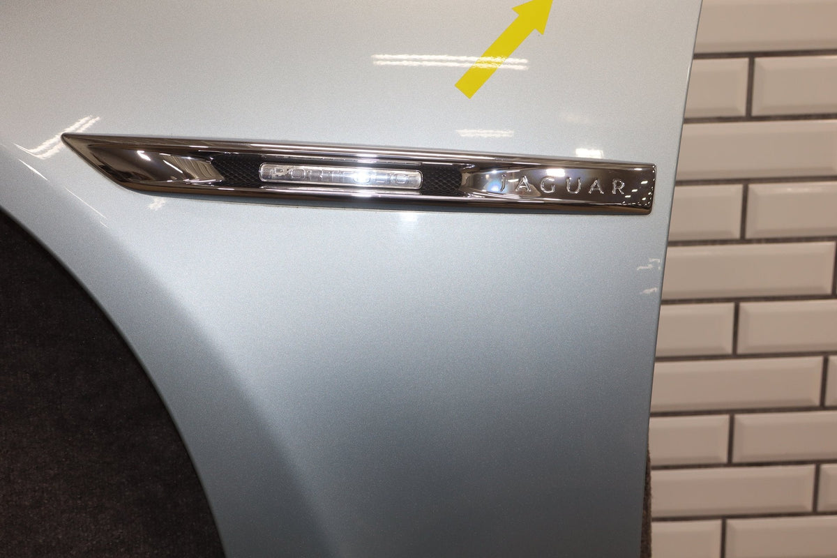 2010-2013 Jaguar XJ L Portfolio Left Fender Rhodium Silver RDSL