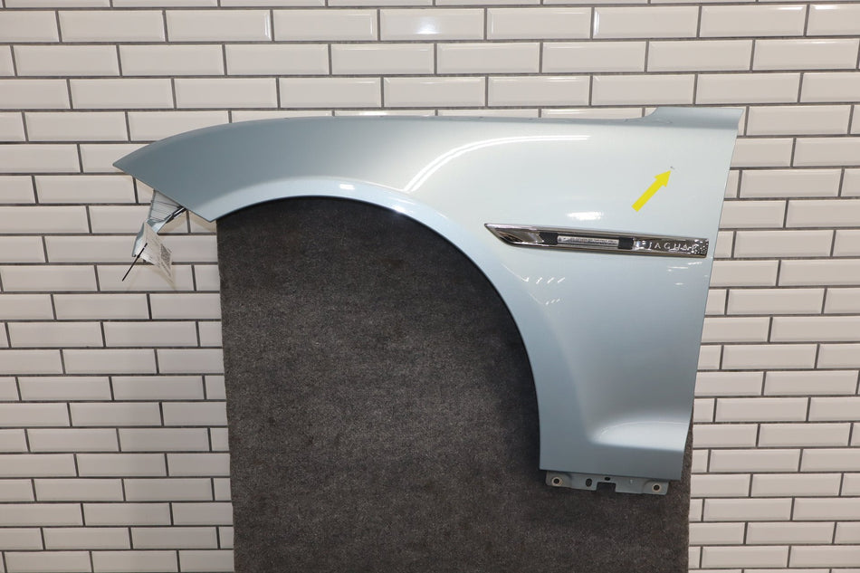 2010-2013 Jaguar XJ L Portfolio Left Fender Rhodium Silver RDSL
